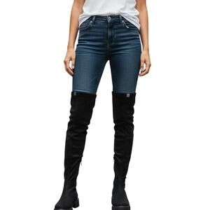 NWOT Unisa 5.5 Black Women's Thigh High Over Knee Boots Shoes 5 1/2 New No Tags